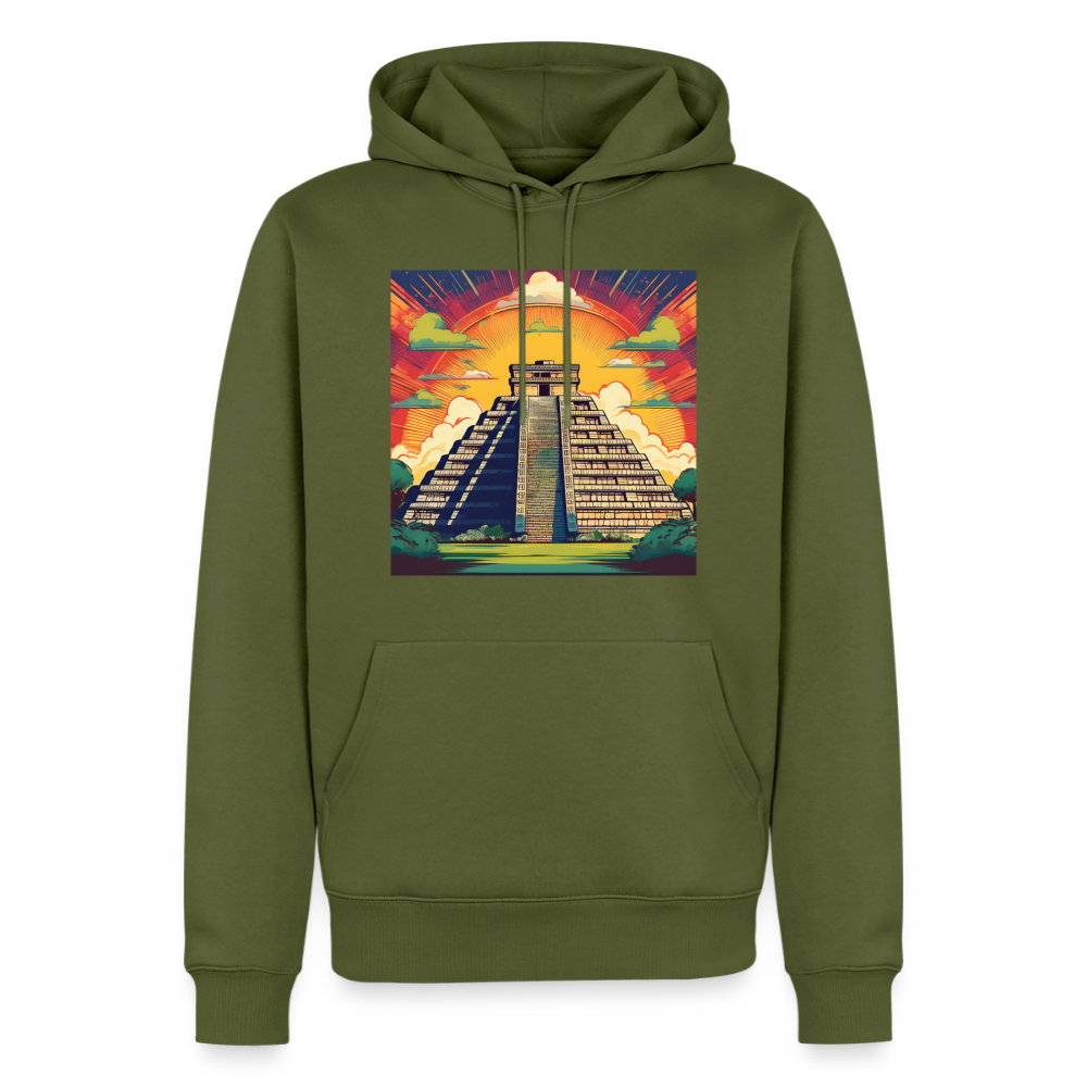Hoodie Mexico "Pyramide" - Khaki