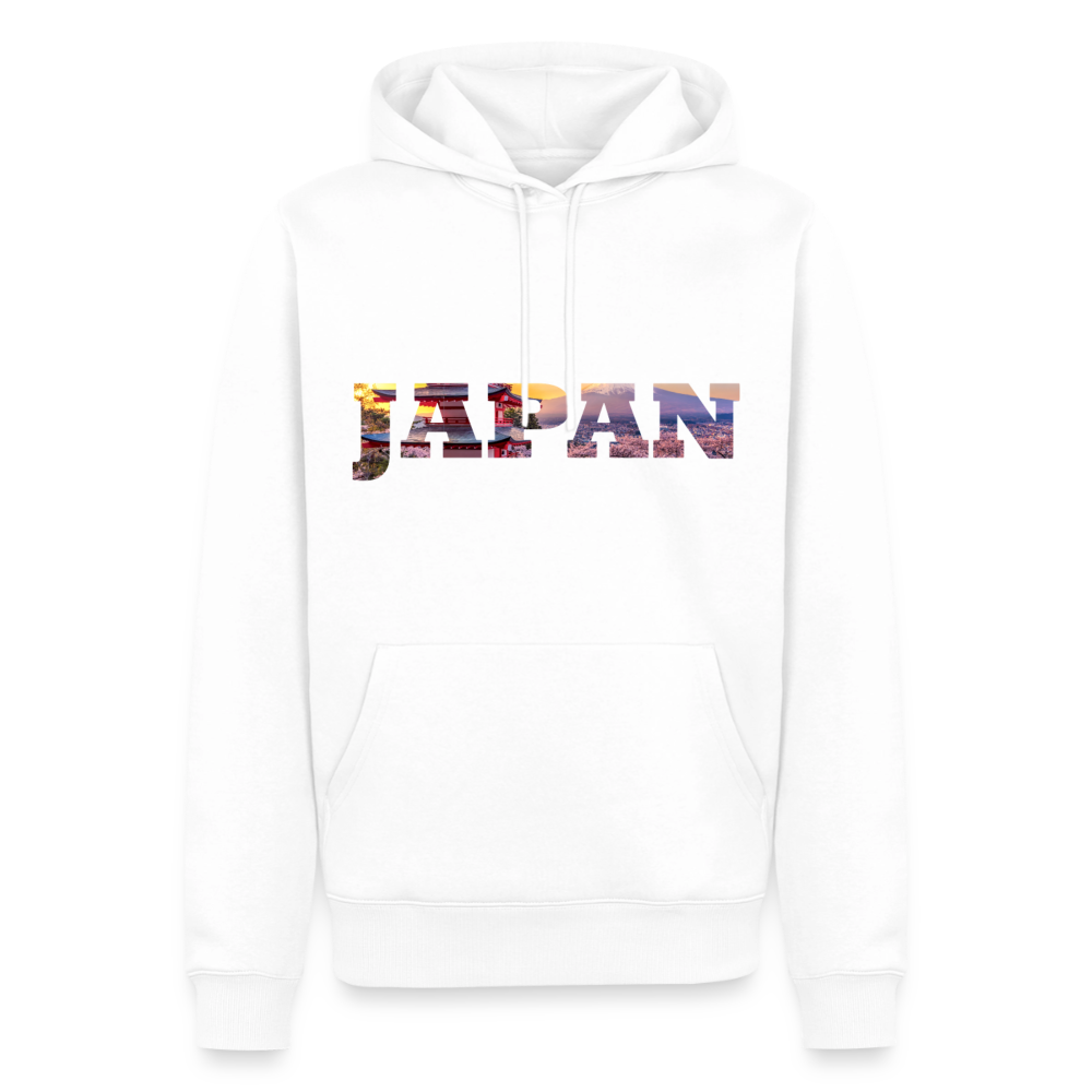 Hoodie Japan "Bold Panorama" - Weiß