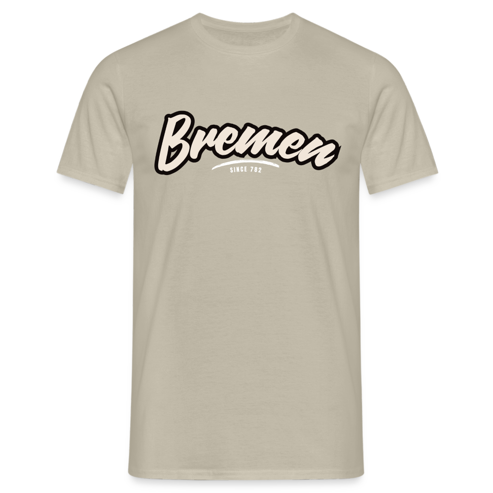 T-Shirt Bremen "Graffiti Tag White" - Sandbeige