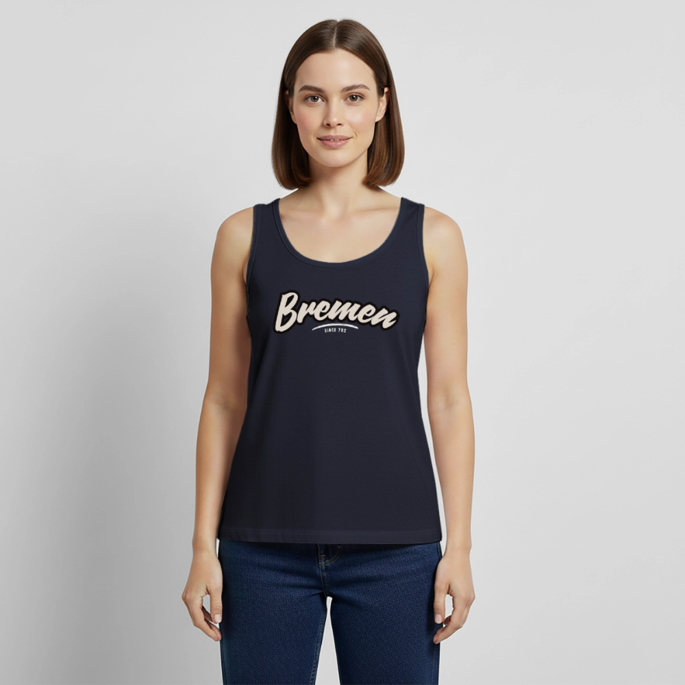 Tanktop Ladies Bremen "Graffiti Tag White" - Navy