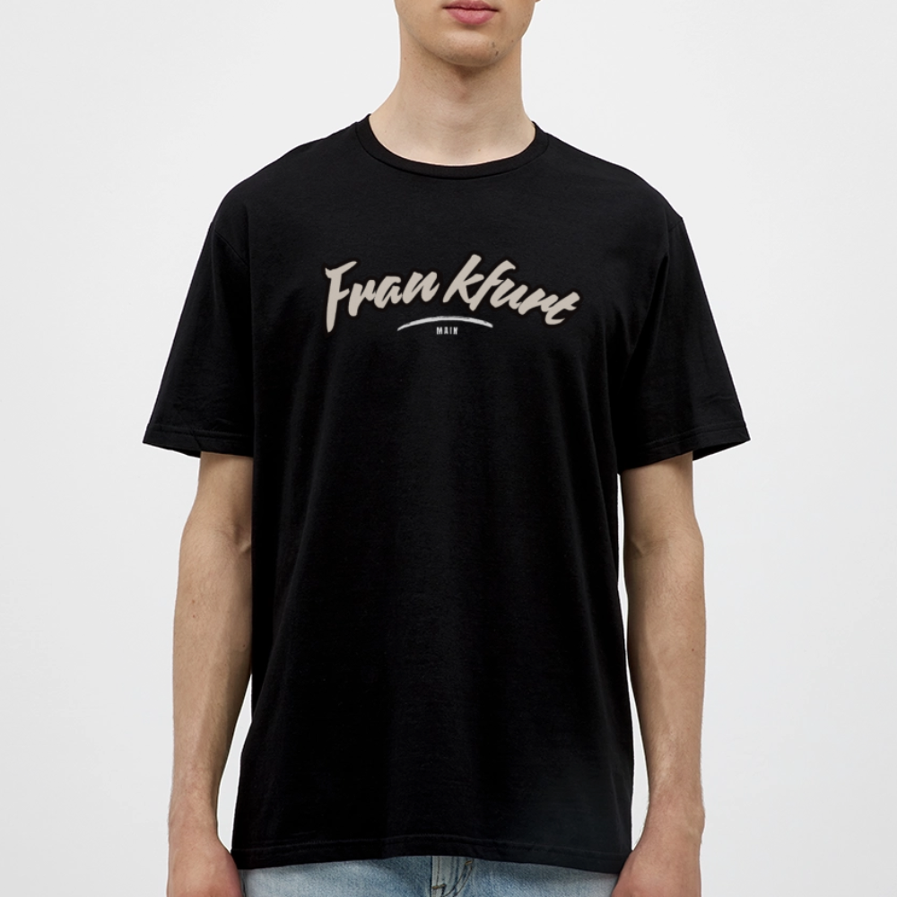 T-Shirt Frankfurt (Main) "Graffiti Tag White" - Schwarz