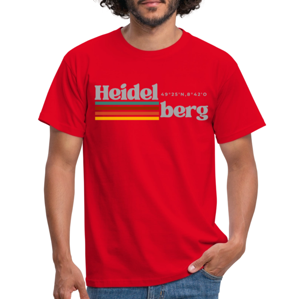 T-Shirt Heidelberg "Retro" - Rot