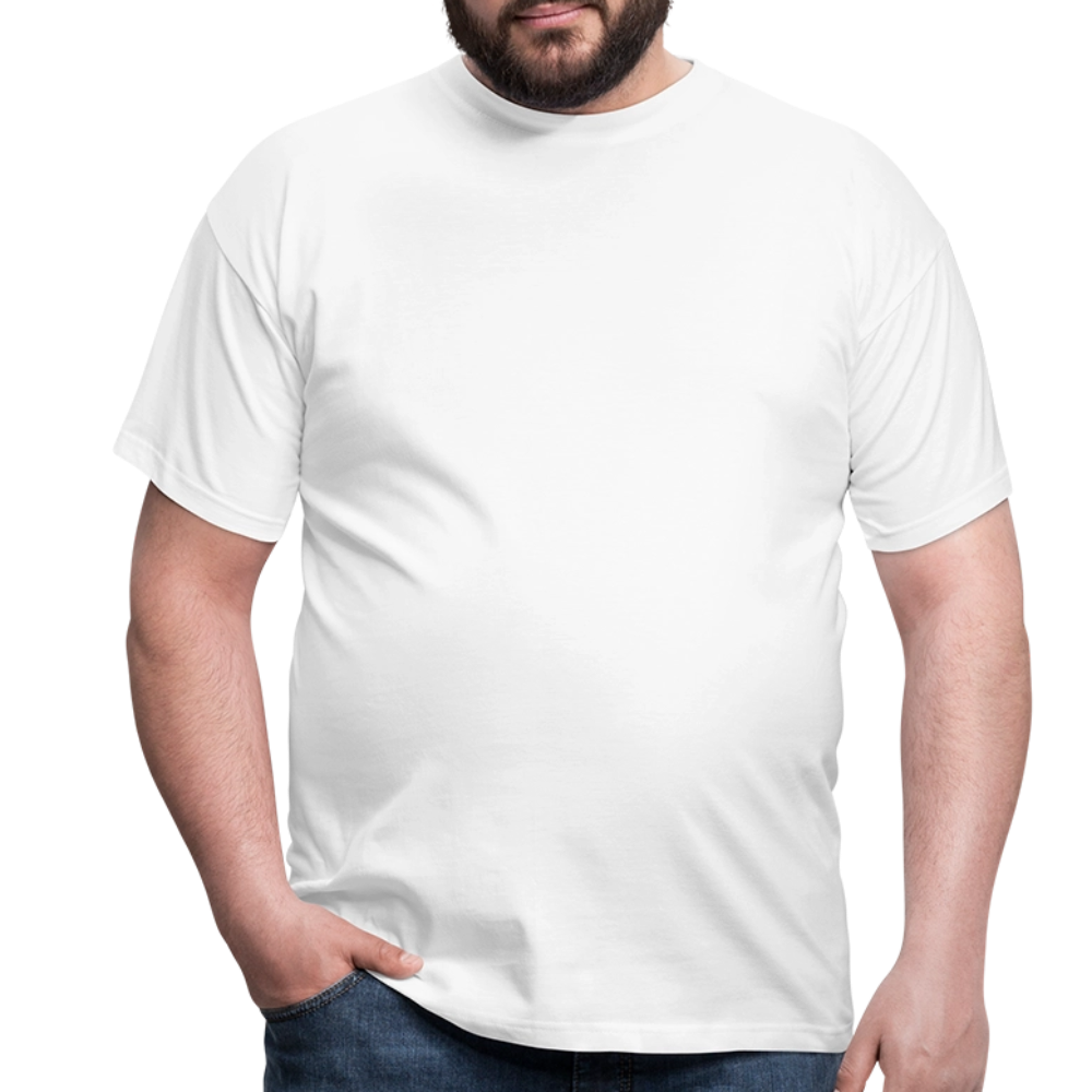 T-Shirt Heppenheim "Bold GPS White" - Weiß