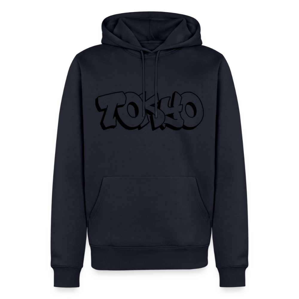 Hoodie Japan Graffiti "Tokyo Plain" - Navy
