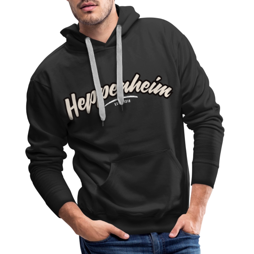 Hoodie Heppenheim "Graffiti Tag White" - Schwarz