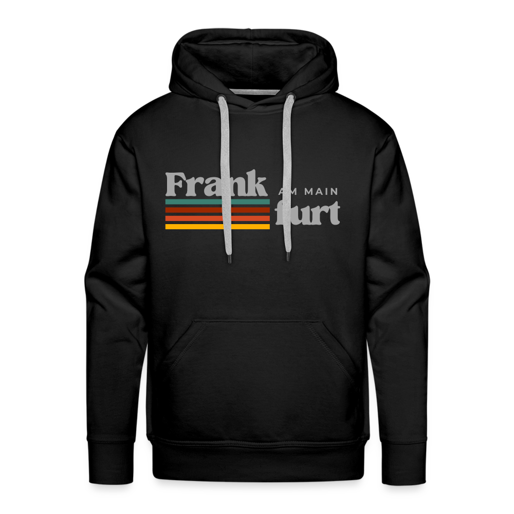 Hoodie Frankfurt (Main) "Retro" - Schwarz