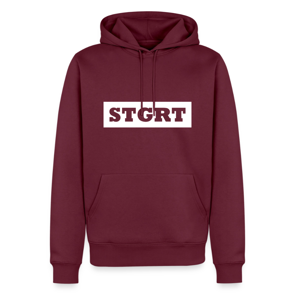 Hoodie Stuttgart "STGRT" Bright Edition - Burgunderrot