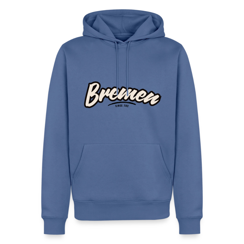 Hoodie Bremen "Graffiti Tag" - Taubenblau