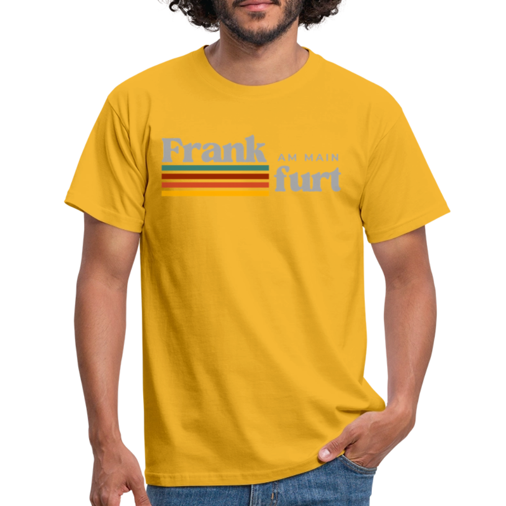 T-Shirt Frankfurt (Main) "Retro" - Gelb