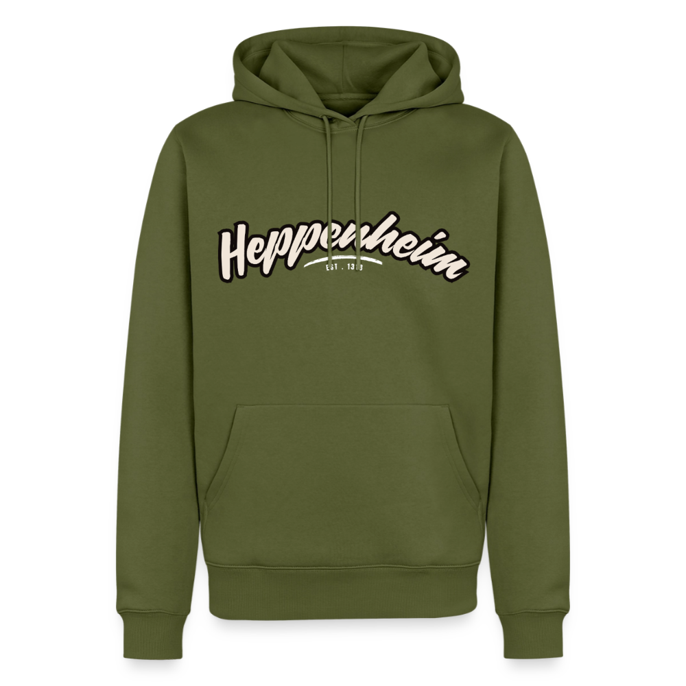 Hoodie Heppenheim "Graffiti Tag White" - Khaki
