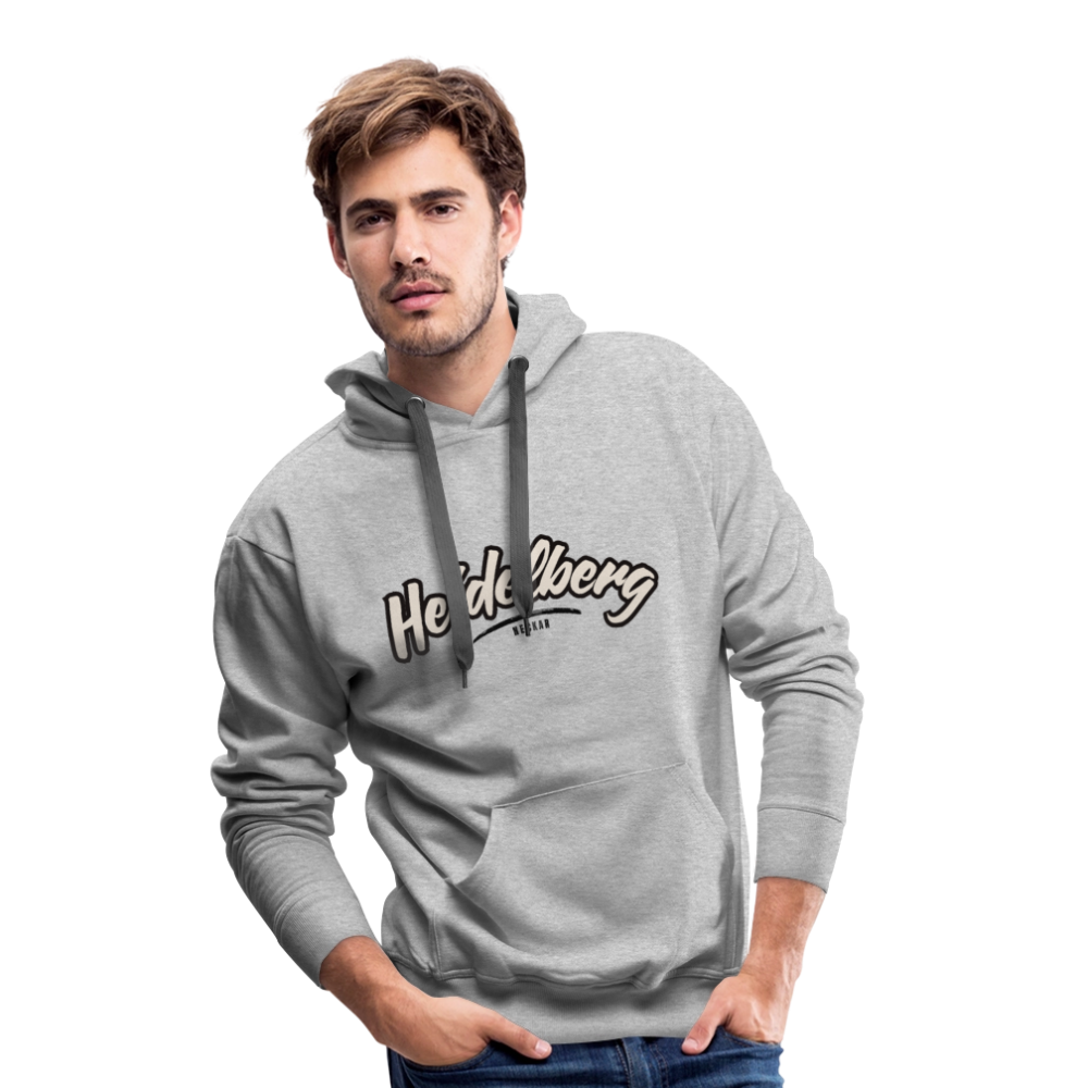 Hoodie Heidelberg "Graffiti Tag" - Grau meliert