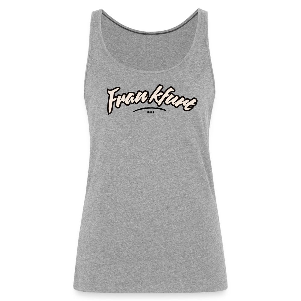 Tanktop Ladies Frankfurt (Main) "Graffiti Tag" - Grau meliert