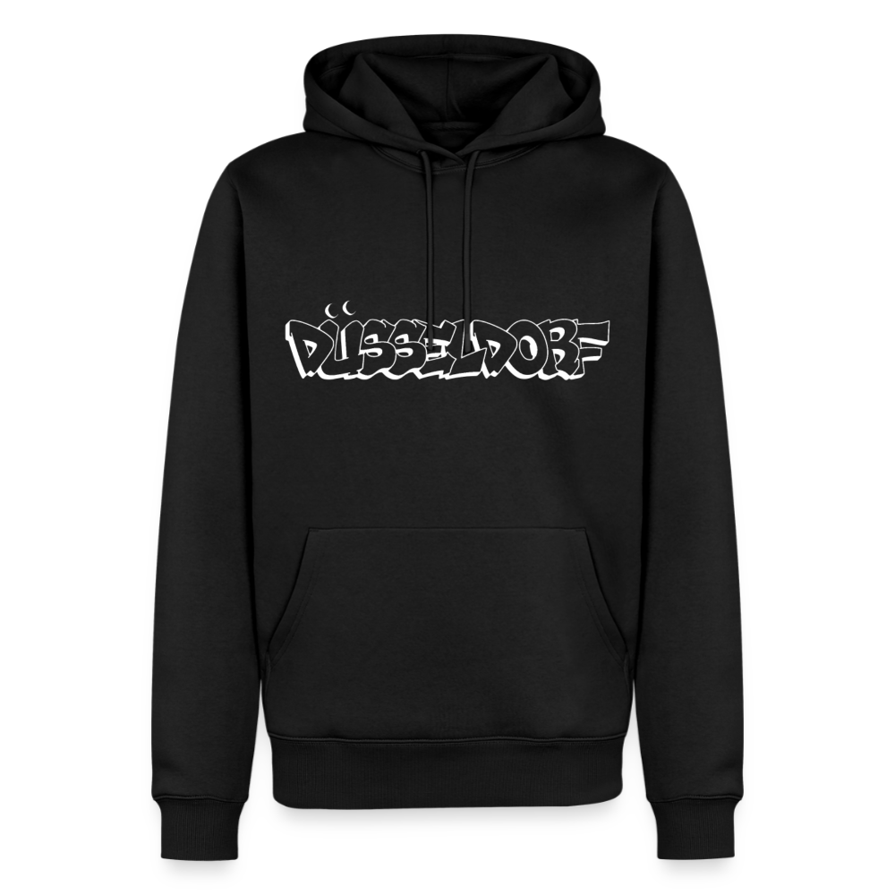 Hoodie Düsseldorf "Graffiti" Bright Edition - Schwarz