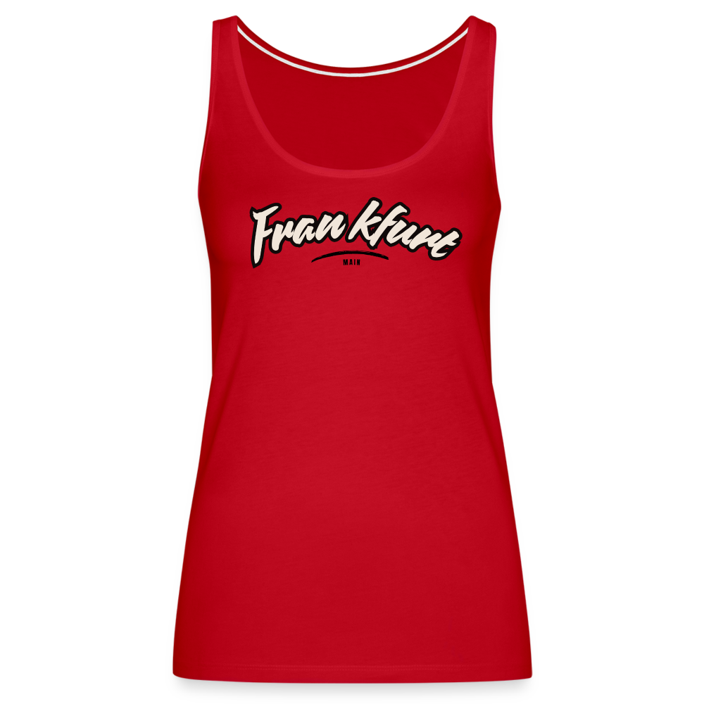 Tanktop Ladies Frankfurt (Main) "Graffiti Tag" - Rot