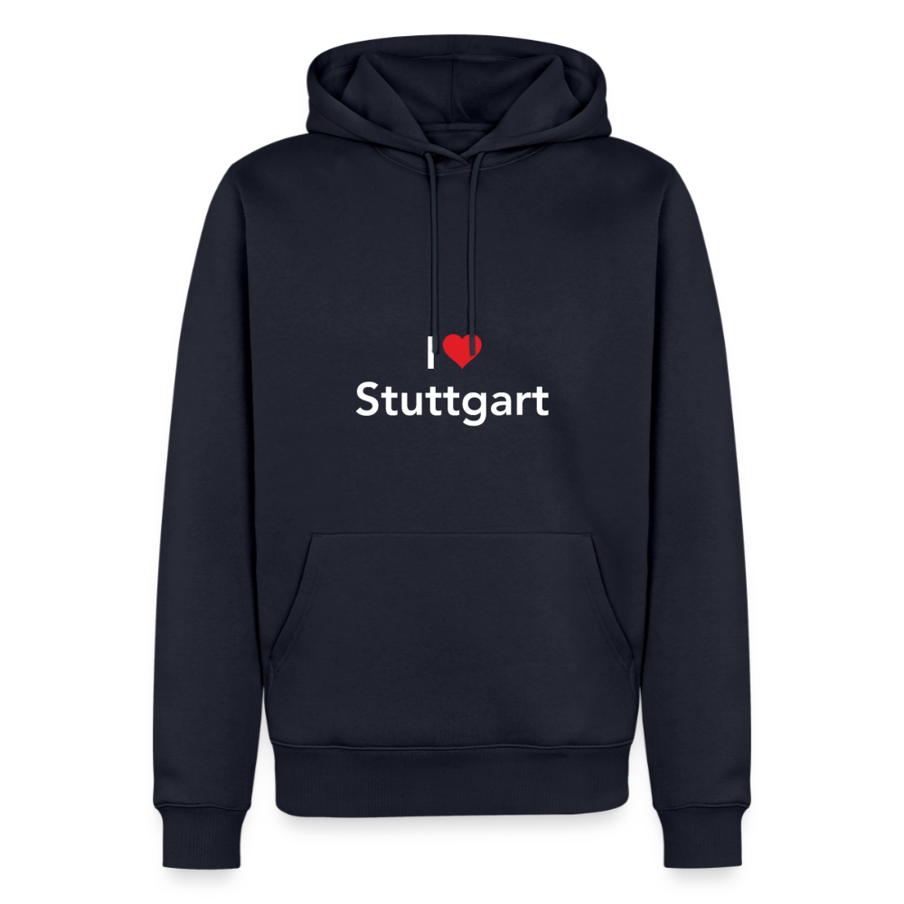 Hoodie "I Love Stuttgart" Bright Edition - Navy