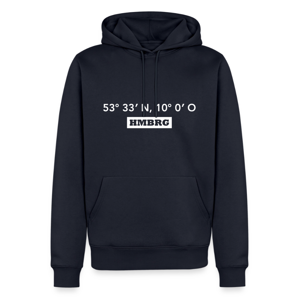 Hoodie Hamburg "HMBRG GPS" Bright Edition - Navy