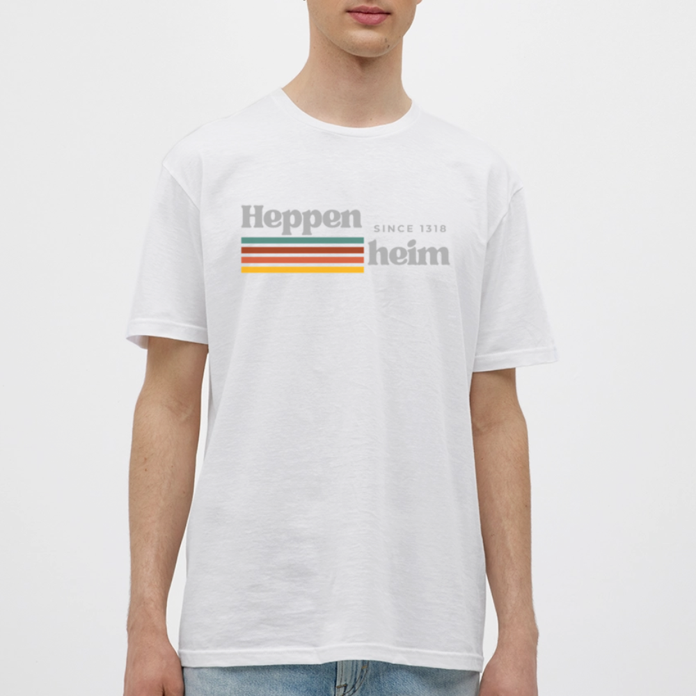 T-Shirt Heppenheim "Retro" - Weiß