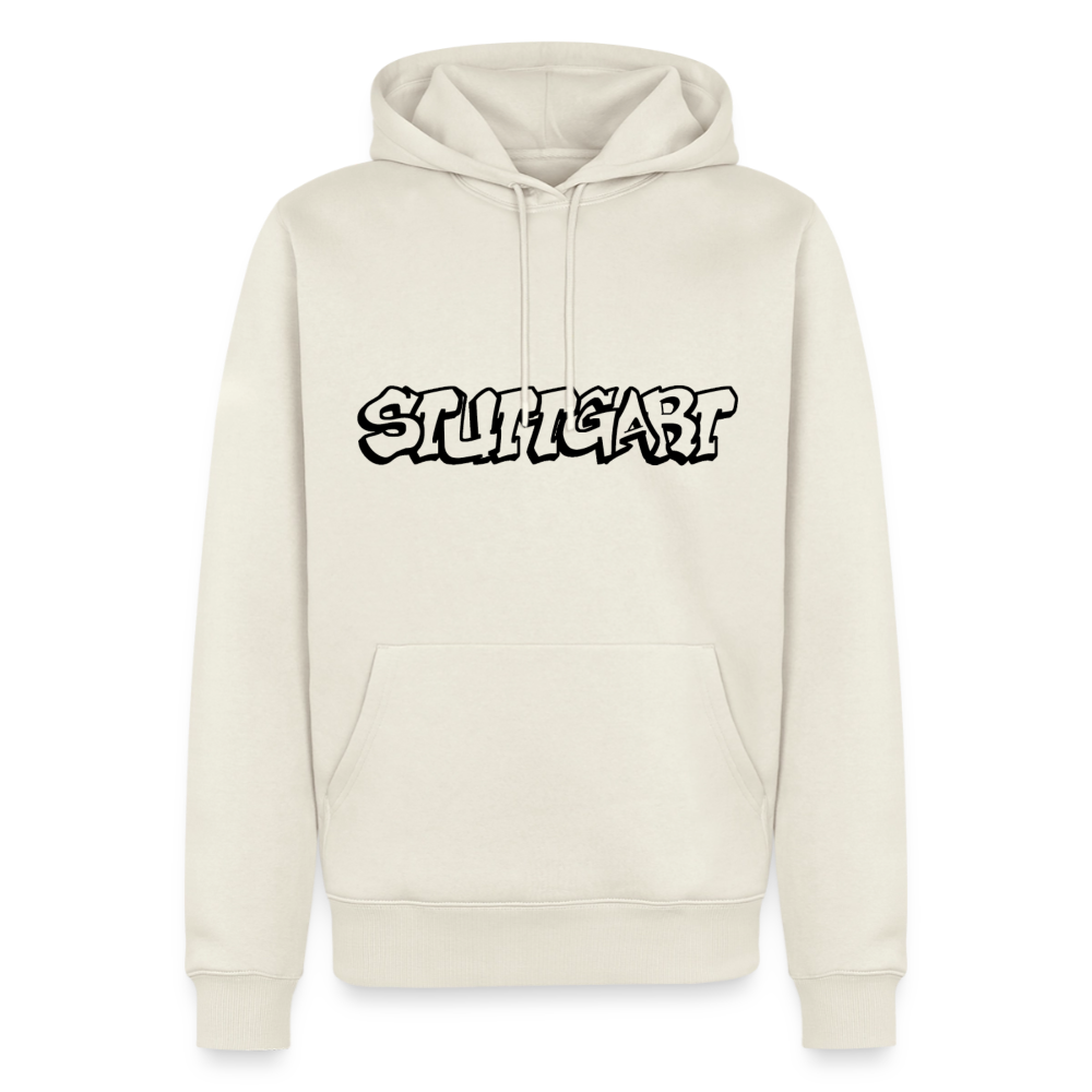 Hoodie Stuttgart "Graffiti" Dark Edition - Naturweiß
