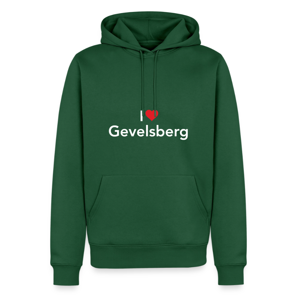 Hoodie "I Love Gevelsberg" Bright Edition - Flaschengrün