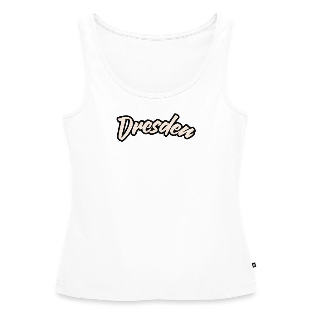 Tanktop Ladies Dresden "Graffiti Tag White" - Weiß