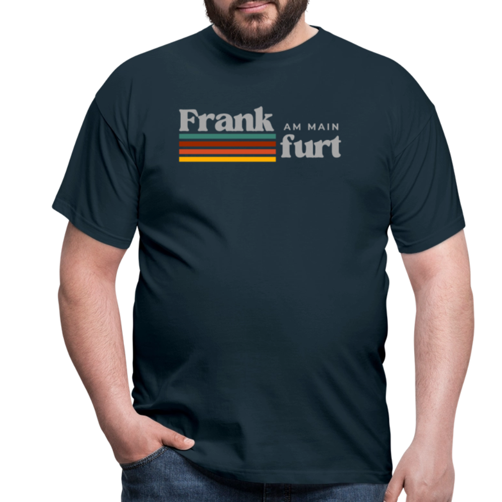 T-Shirt Frankfurt (Main) "Retro" - Navy