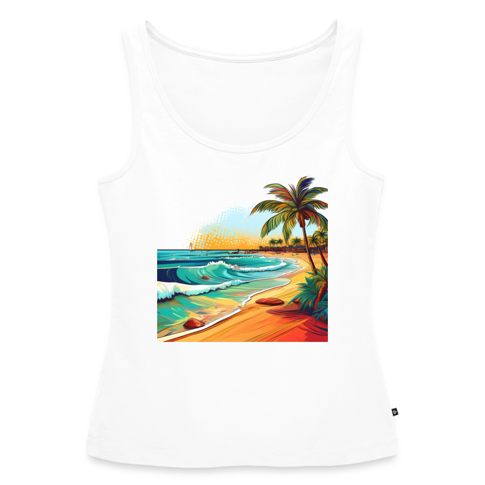 Tanktop Ladies Mexico "Paradise Cancun" - Weiß