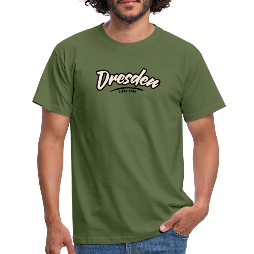 T-Shirt Dresden "Graffiti Tag" - Militärgrün