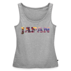 Tanktop Ladies Japan "Bold Panorama" - Grau meliert