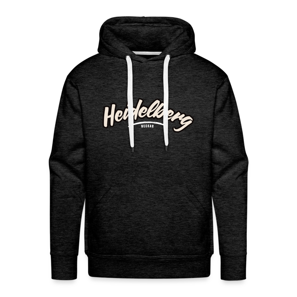 Hoodie Heidelberg "Graffiti Tag White" - Anthrazit