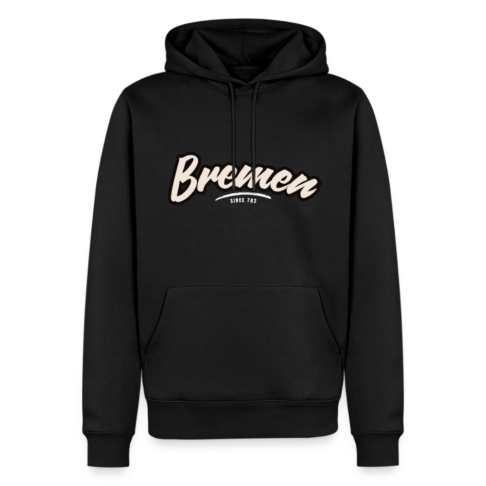 Hoodie Bremen "Graffiti Tag White" - Schwarz