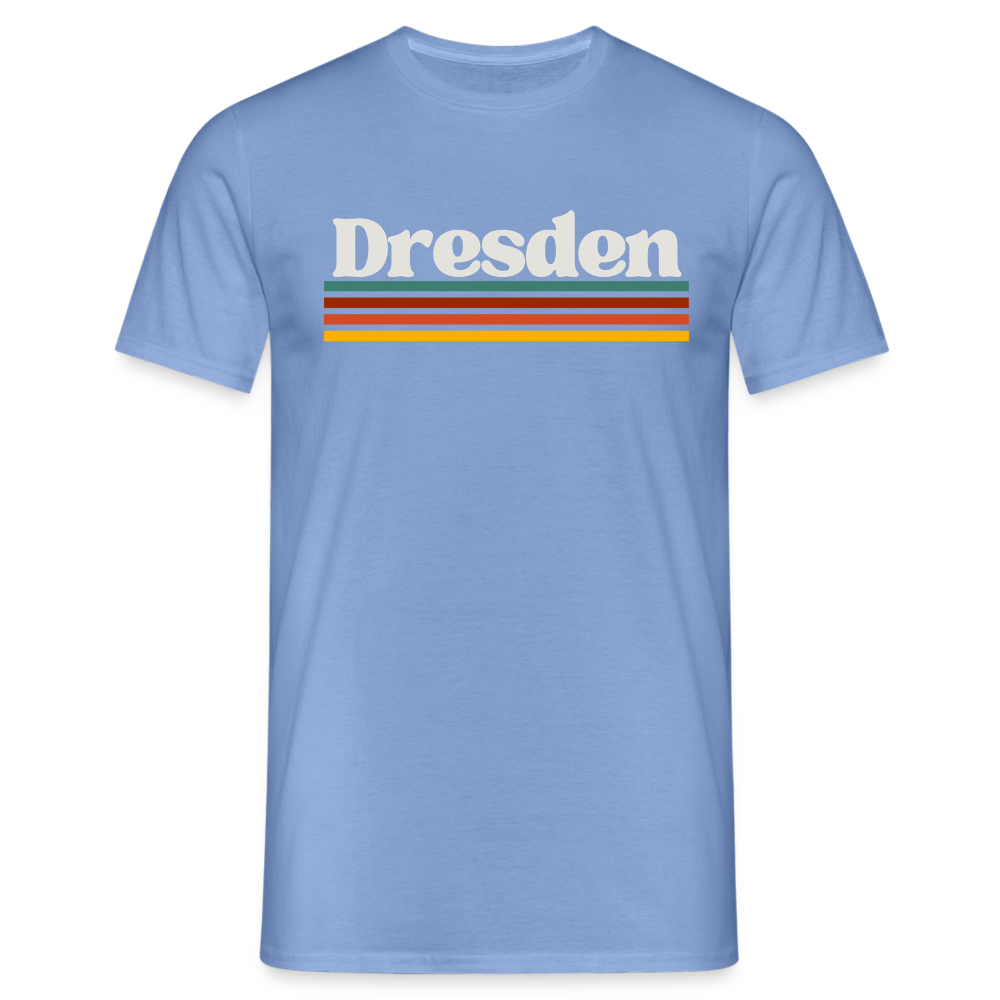 T-Shirt Dresden "Retro" - carolina blue