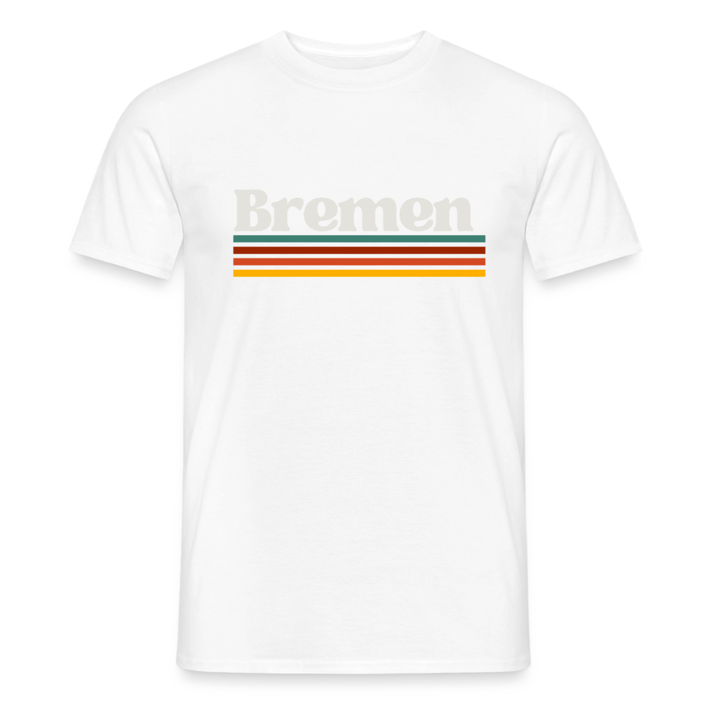 T-Shirt Bremen "Retro" - Weiß
