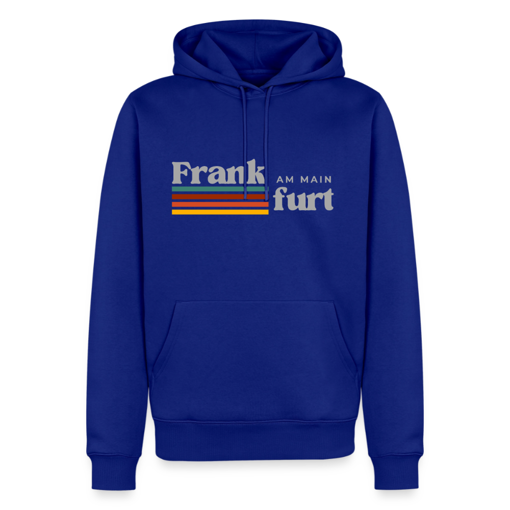 Hoodie Frankfurt (Main) "Retro" - Royalblau
