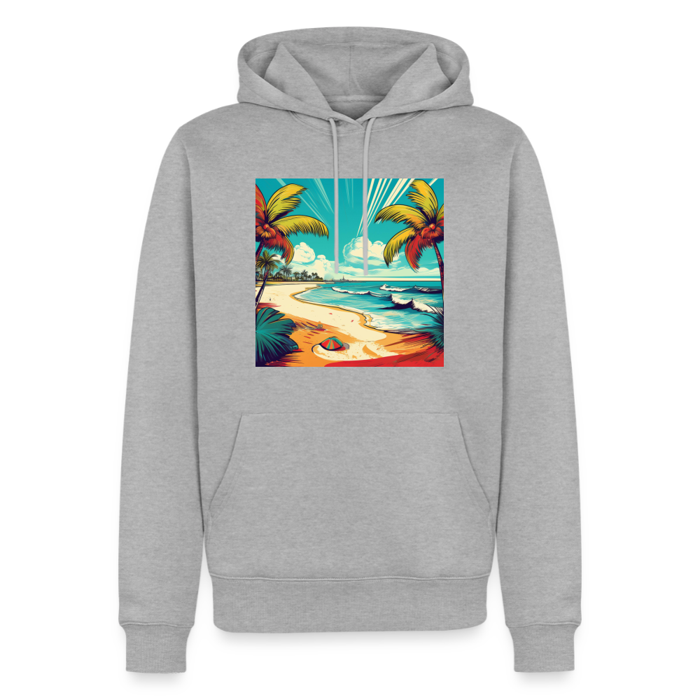 Hoodie Mexico "Paradise Tulum" - Grau meliert