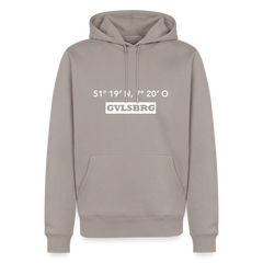 Hoodie Gevelsberg "GVLSBRG GPS" Bright Edition - Taupe
