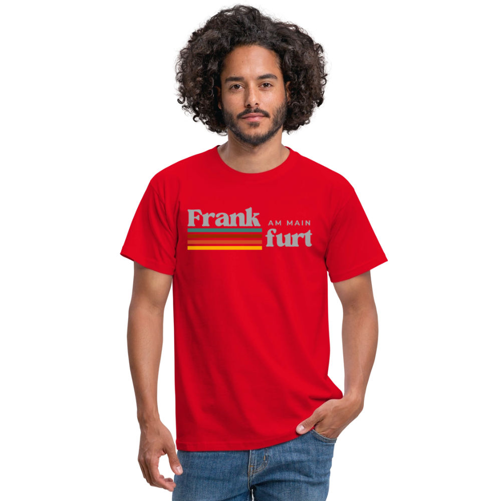 T-Shirt Frankfurt (Main) "Retro" - Rot