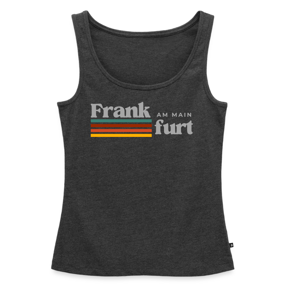 Tanktop Ladies Frankfurt (Main) "Retro" - Anthrazit meliert