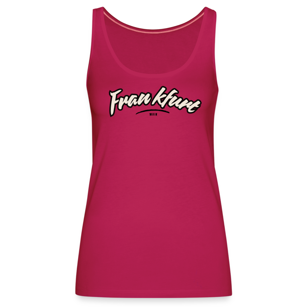 Tanktop Ladies Frankfurt (Main) "Graffiti Tag" - dunkles Pink