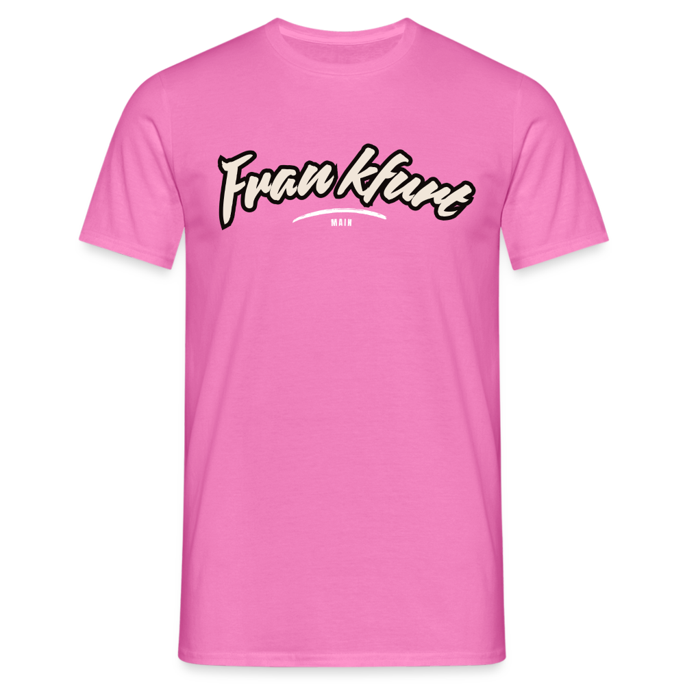 T-Shirt Frankfurt (Main) "Graffiti Tag White" - Pink
