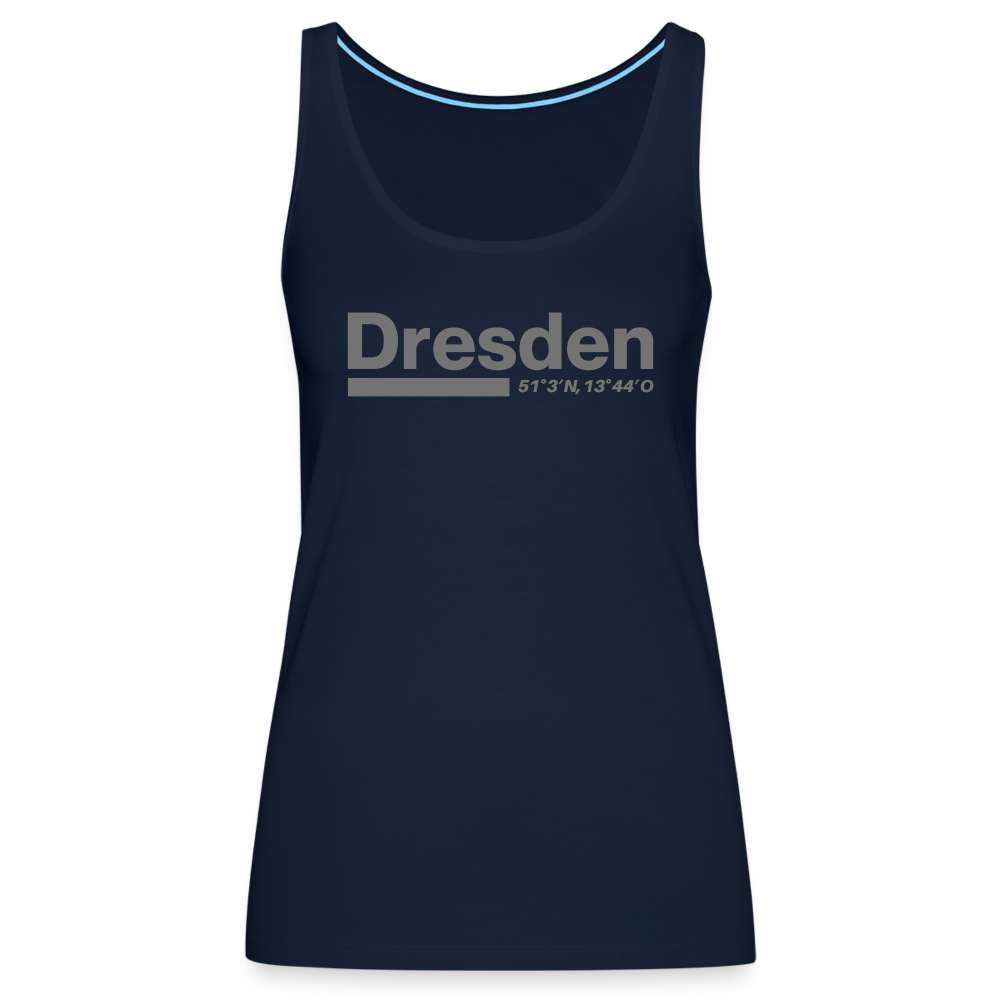 Tanktop Ladies Dresden "Bold GPS" - Navy