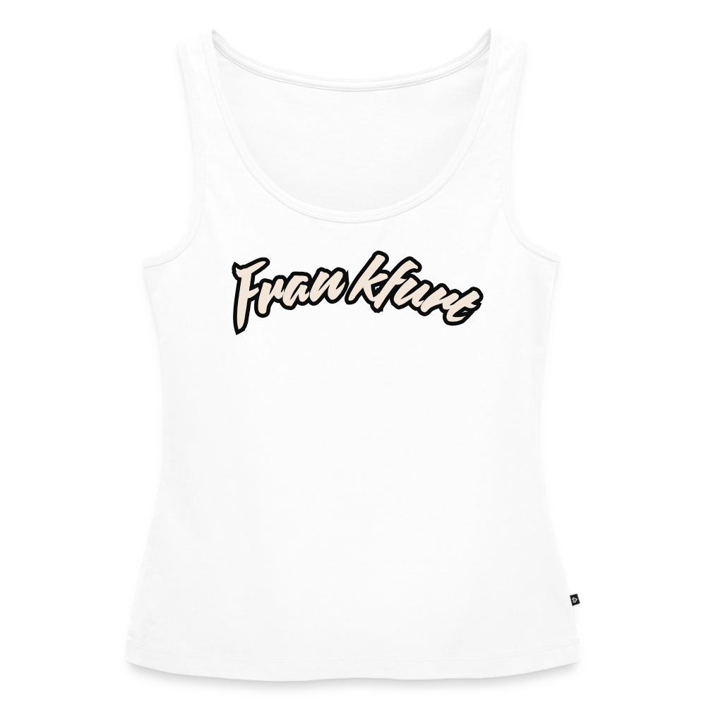 Tanktop Ladies Frankfurt (Main) "Graffiti Tag White" - Weiß