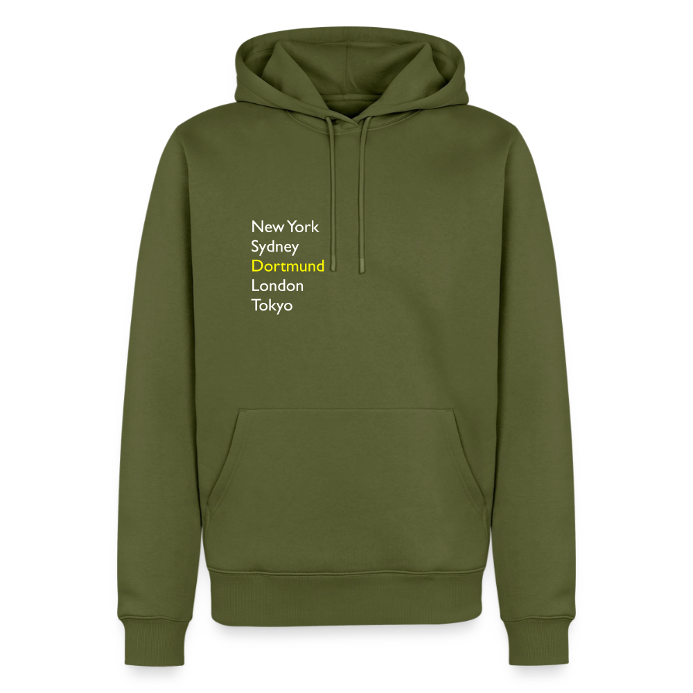 Hoodie Dortmund "Metropolen" Bright Edition - Khaki