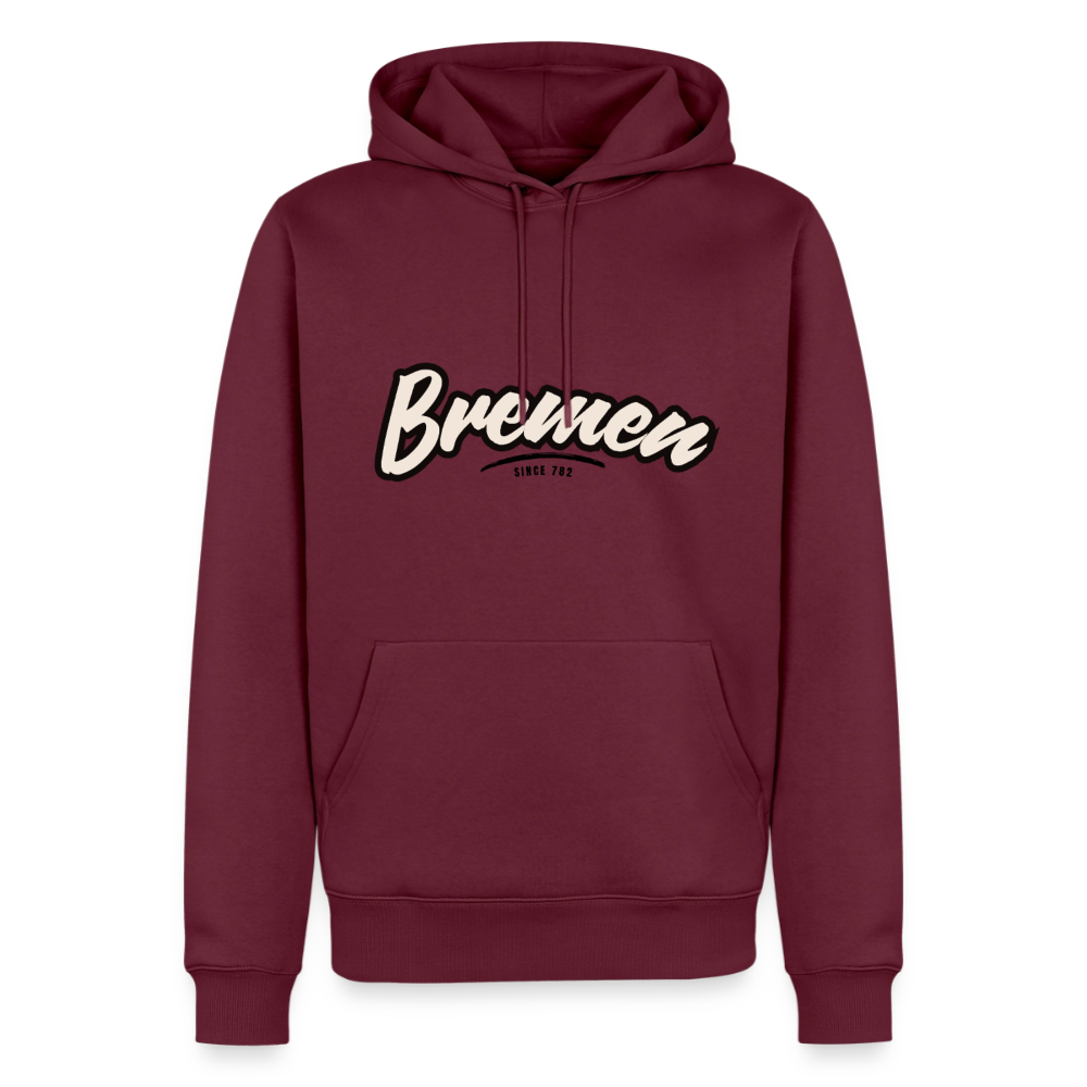 Hoodie Bremen "Graffiti Tag" - Burgunderrot