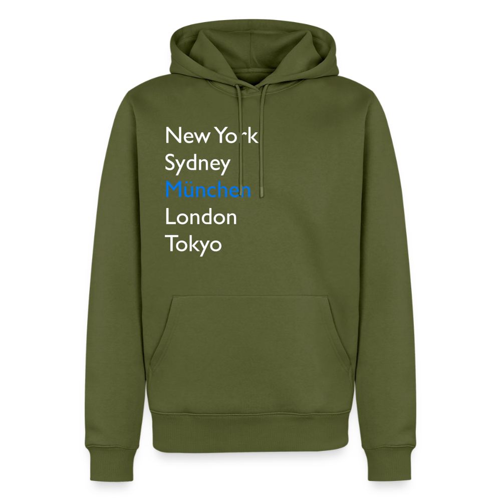 Hoodie München "Metropolen Big" Bright Edition - Khaki