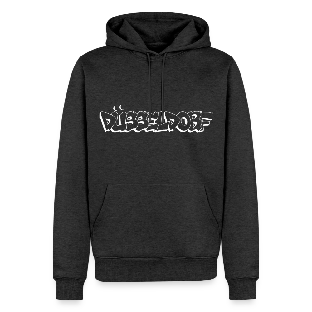 Hoodie Düsseldorf "Graffiti" Bright Edition - Anthrazit meliert