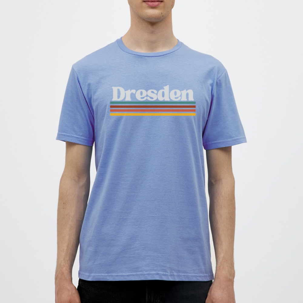 T-Shirt Dresden "Retro" - carolina blue