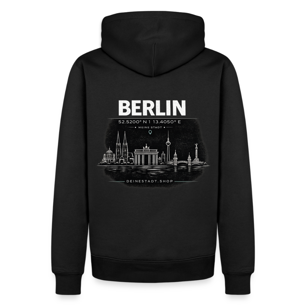 Hoodie Berlin "Skyline" - Schwarz