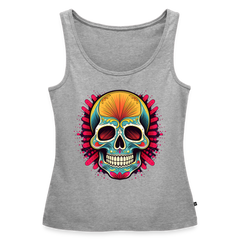 Tanktop Ladies Mexico "Mascarilla Craneo" - Grau meliert