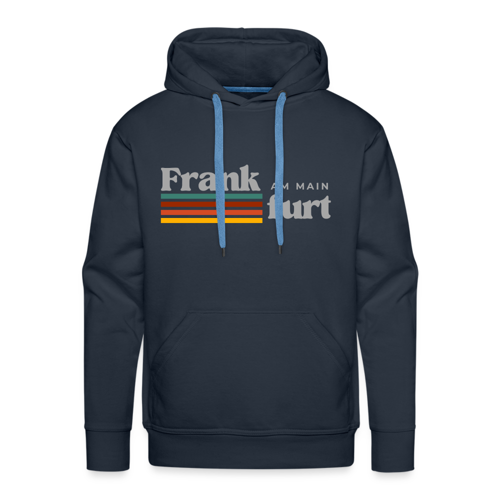 Hoodie Frankfurt (Main) "Retro" - Navy