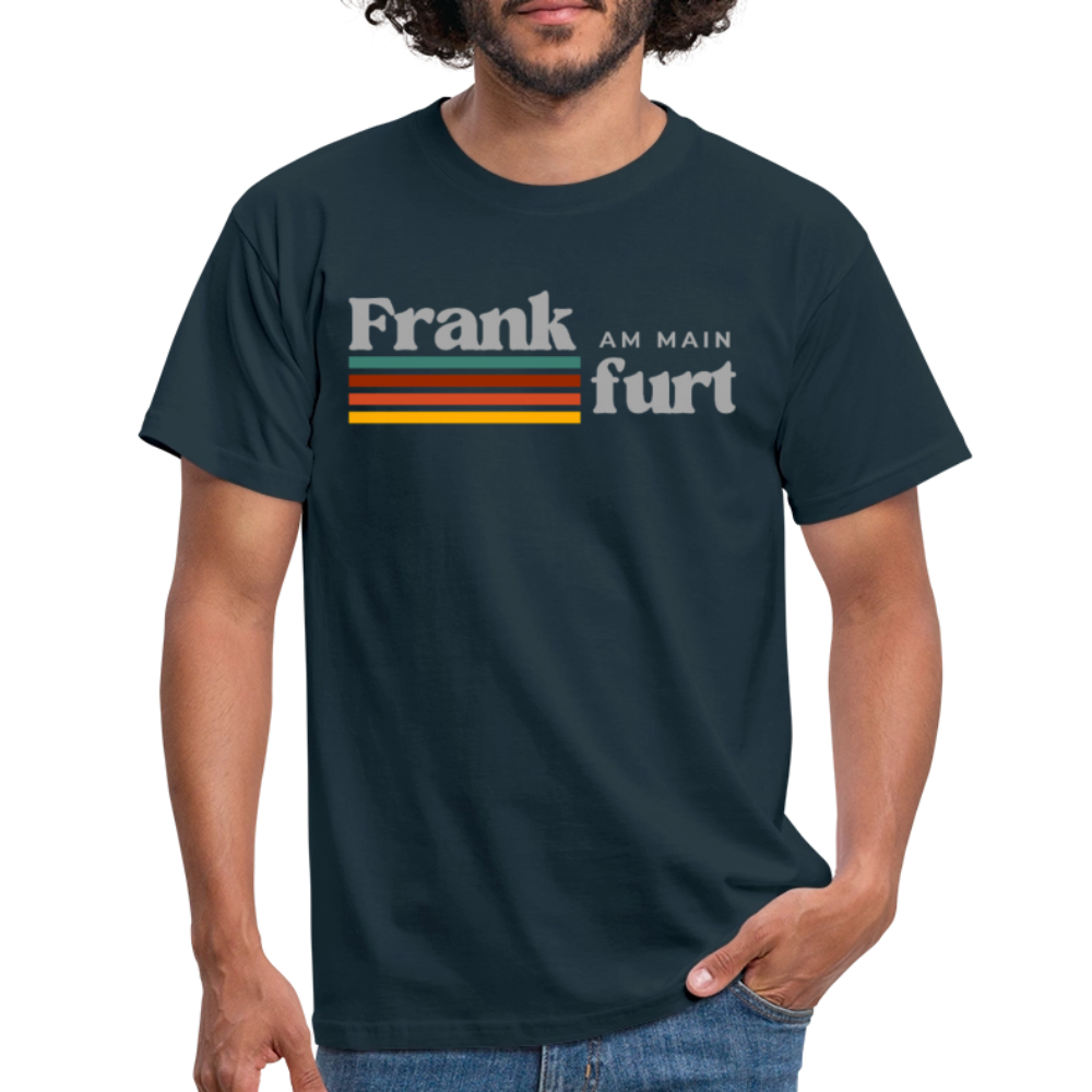 T-Shirt Frankfurt (Main) "Retro" - Navy